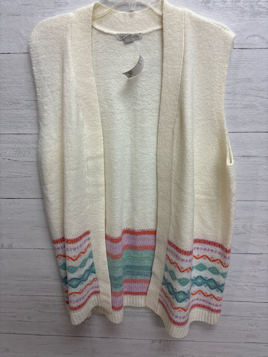 Size XL Cato white/purple/blue Womens Cardigan