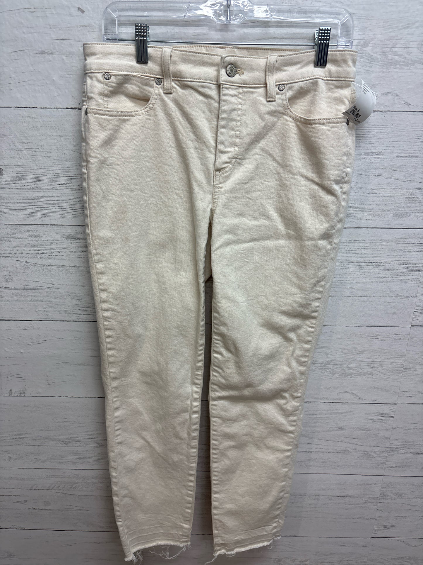Size 6 Talbot's Cream Womens Jeans