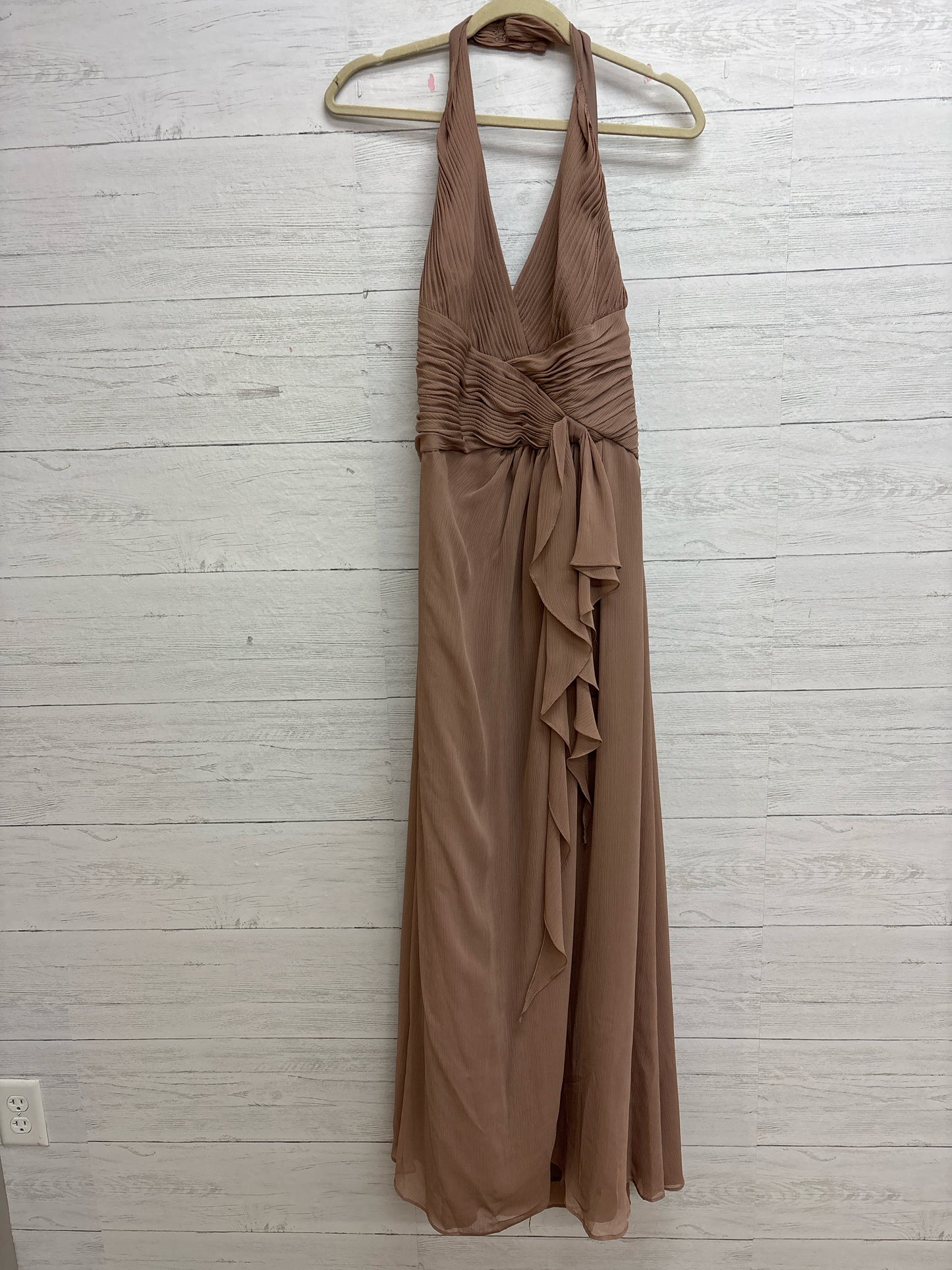 Size 16 Davids Bridal Taupe Gown