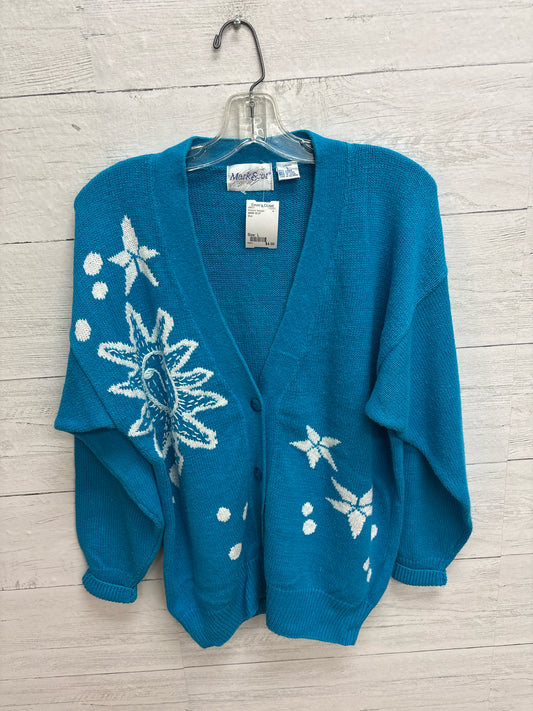 Size L MARK SCOT Blue Womens Sweater