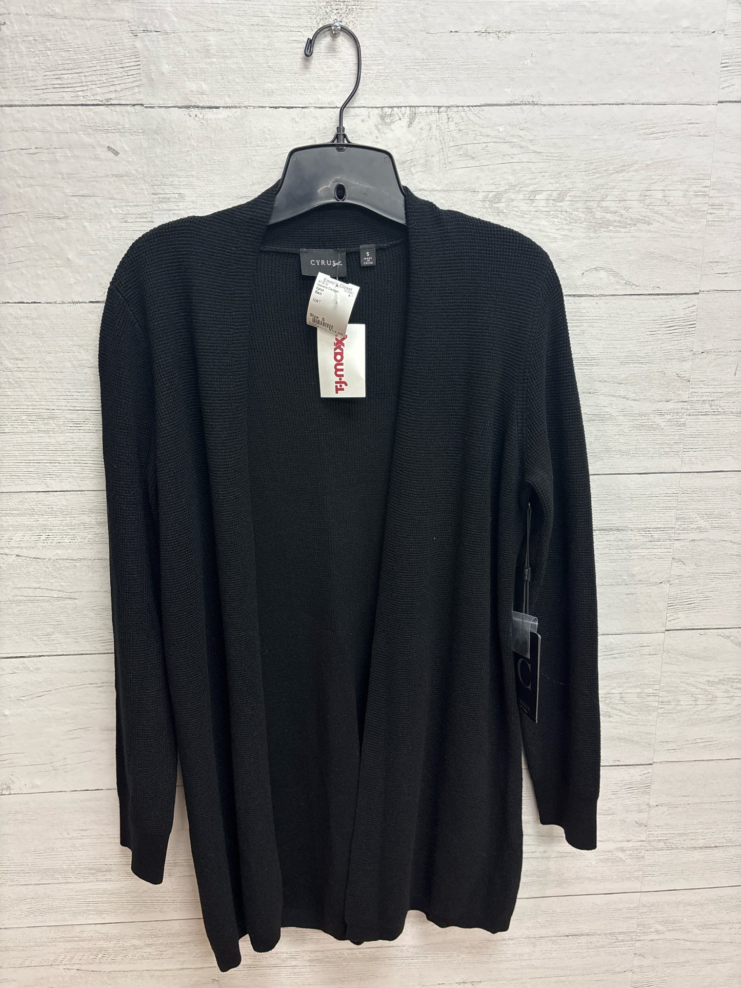 Size S Cyrus Black Womens Cardigan