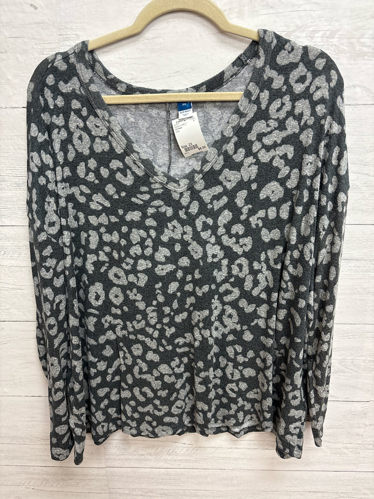 Size 2X Old Navy Grey Womens Shirt
