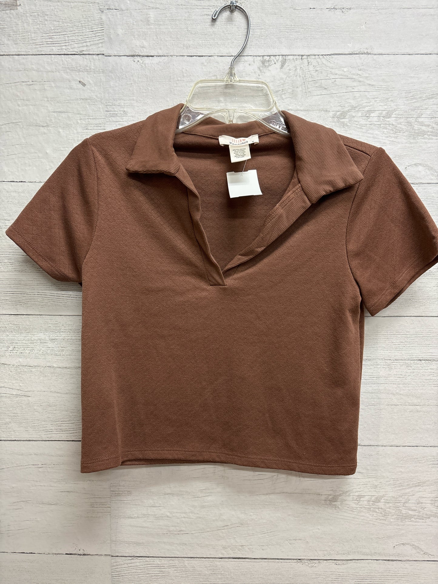 Size M Urban Romantics Brown Womens Shirt