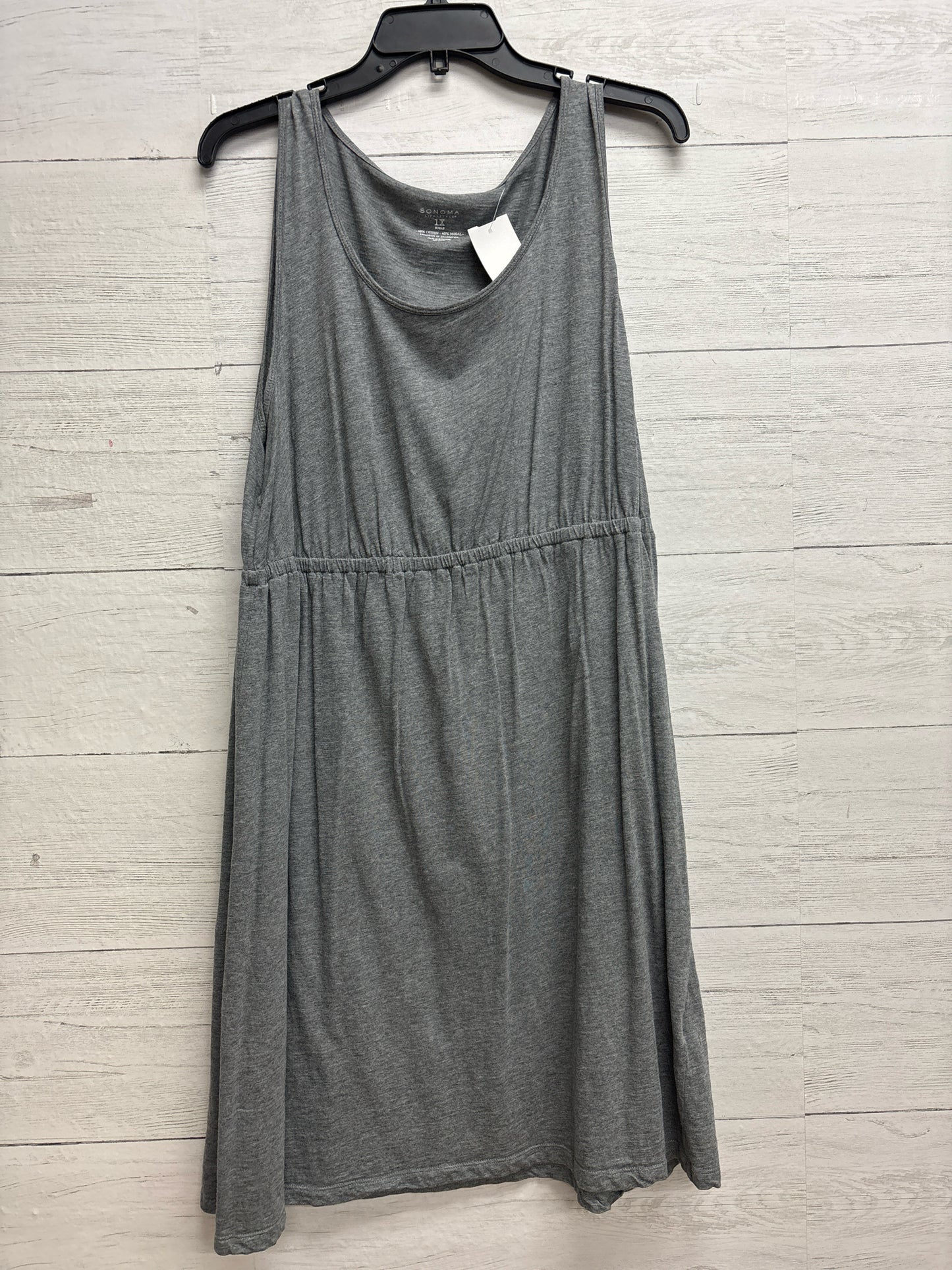 Size 1X Sonoma Grey Dress