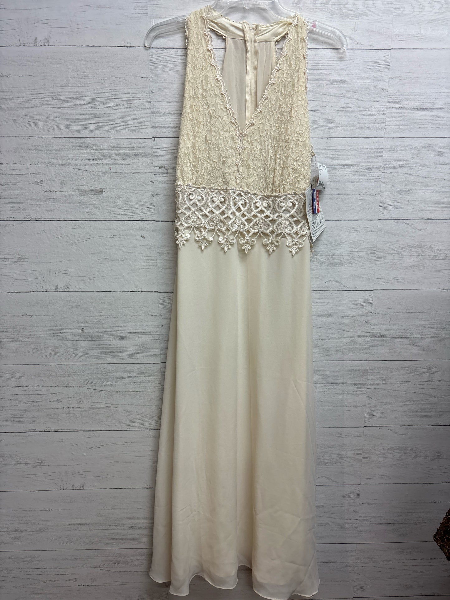 Size 14 Betsy's Things Cream Dress