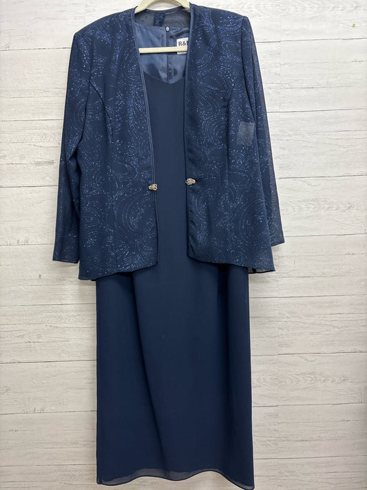 Size 12 R&M Richards Navy Gown