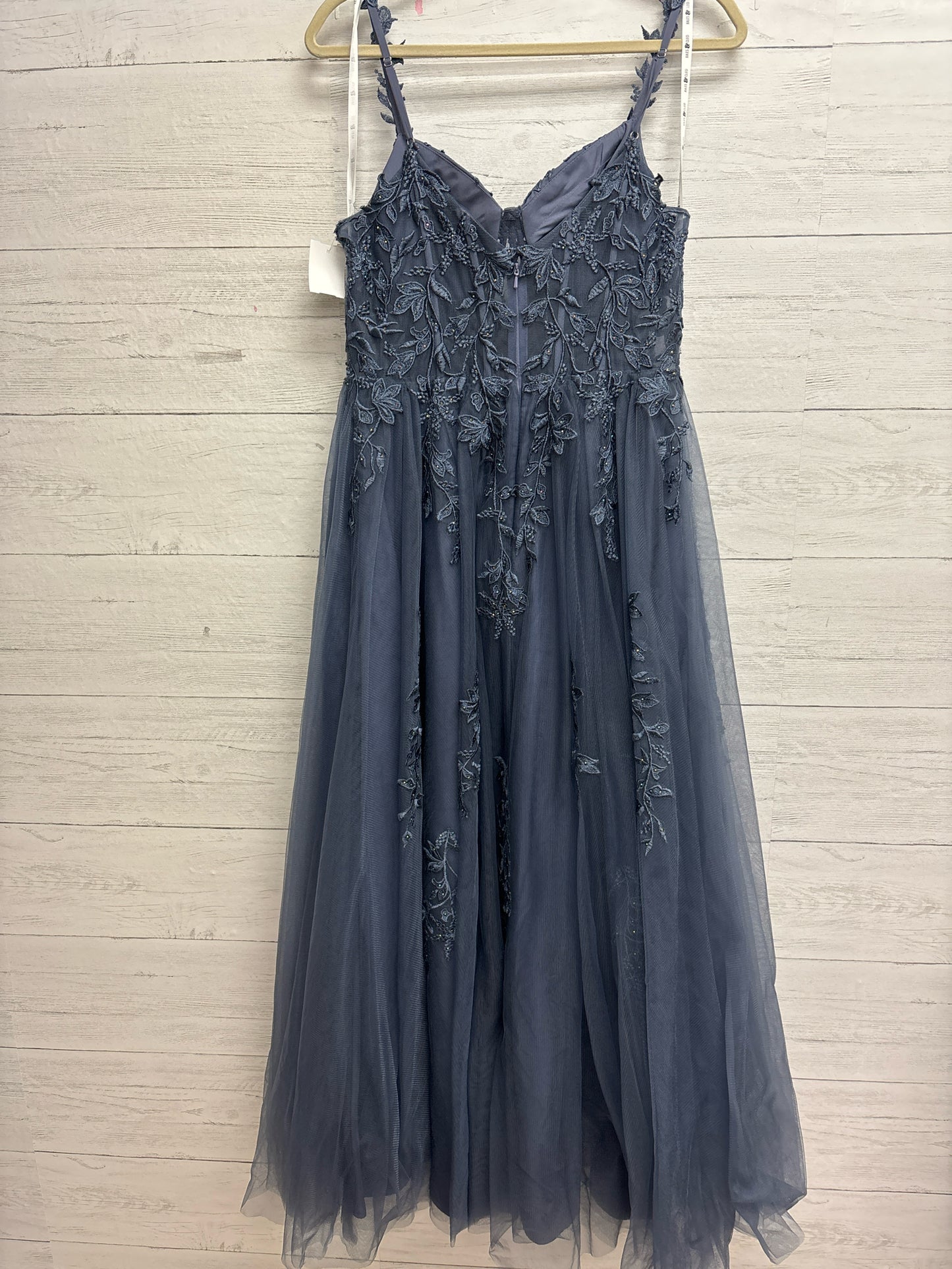 Size 12 JULES & CLEO Dusty Blue Gown