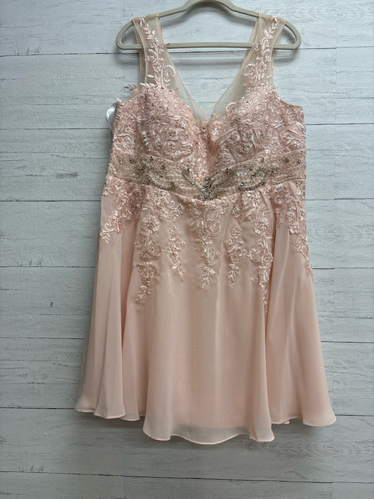 Size 18/20 JJ's House Pink Gown