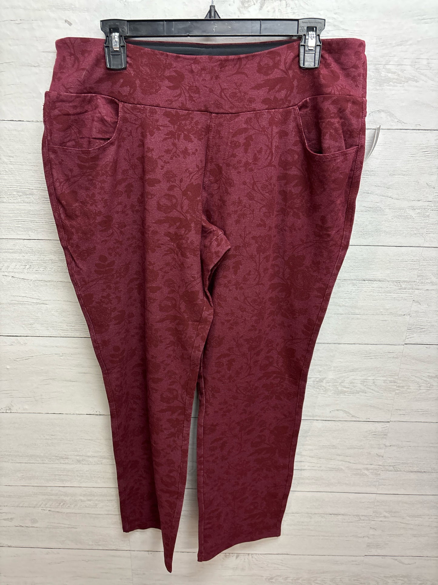 Size L D & Co Red Womens Dresspants