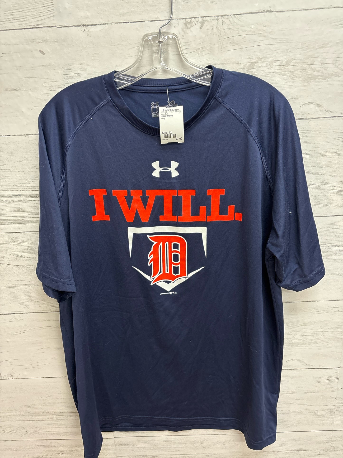 Size XL UNDER ARMOR Navy Mens Shirt