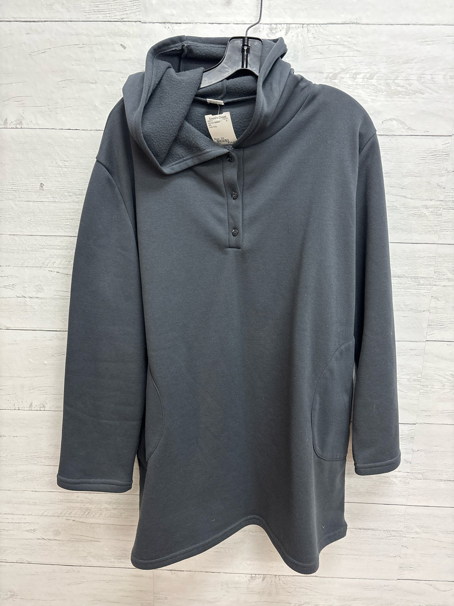 Size 3X N/A Dark Grey Womens Sweater