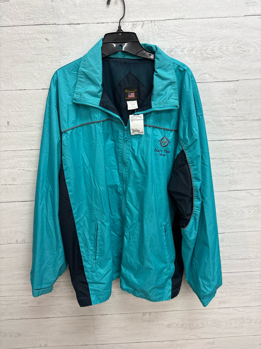 Size XL CHENERAL WHINDBREAKER Teal Womens Jacket