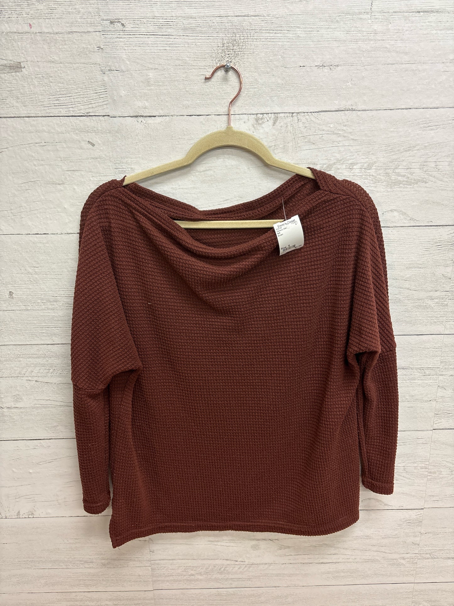 Size S N/A Brown Womens Shirt