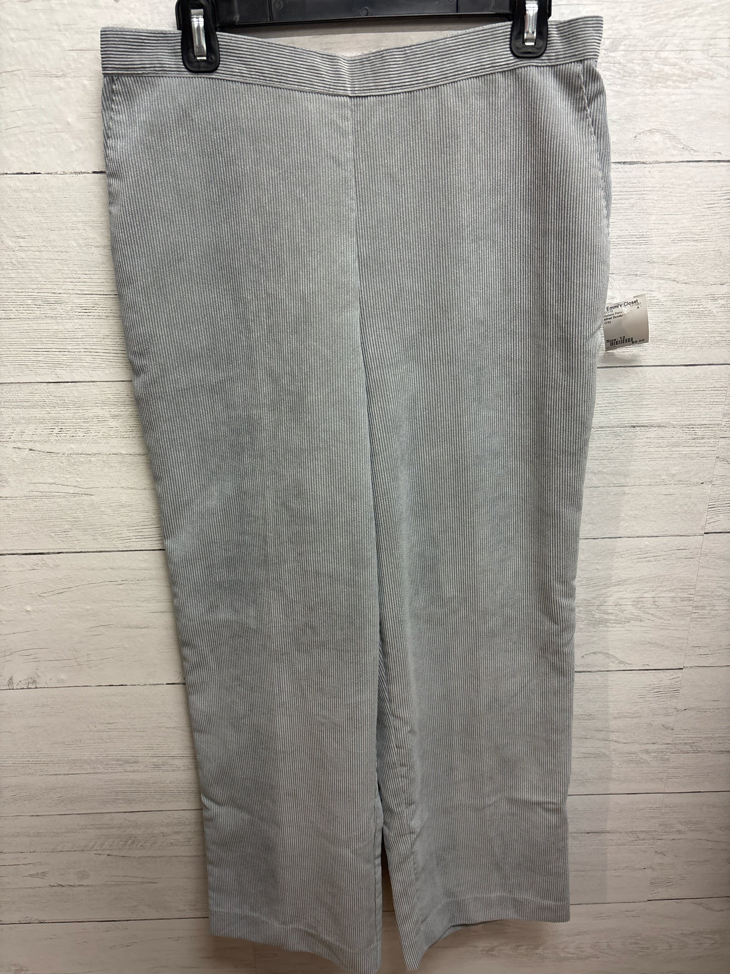Size 12 Alfred Dunner Grey Womens Pants