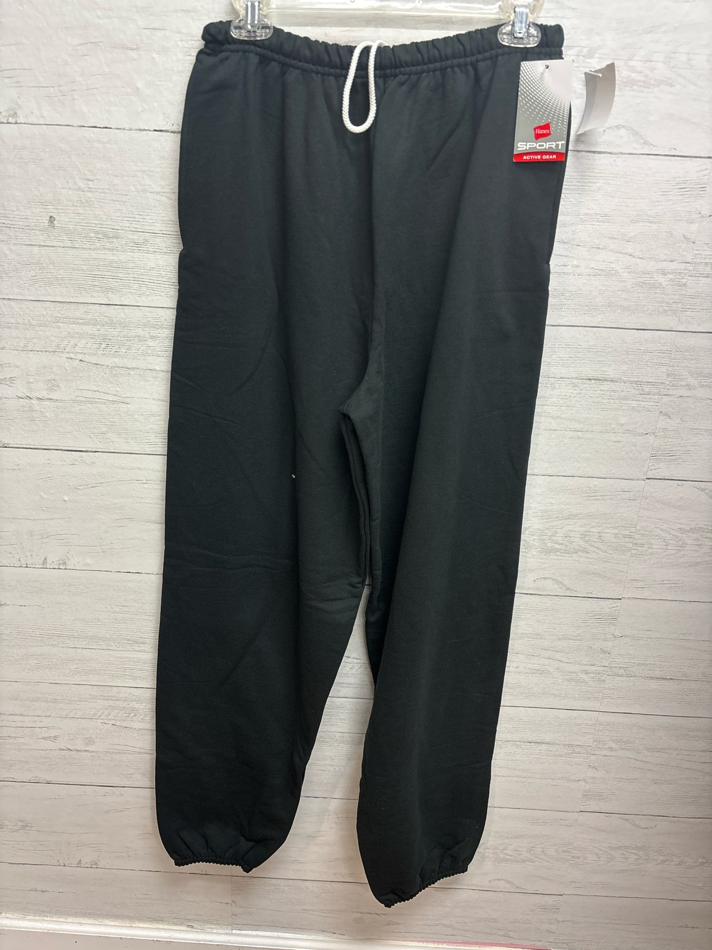 Size M Hanes Black Mens Sweatpants