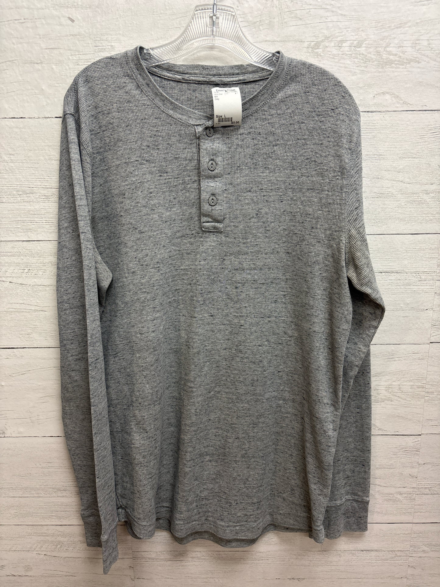 Size L N/A Grey Mens Shirt