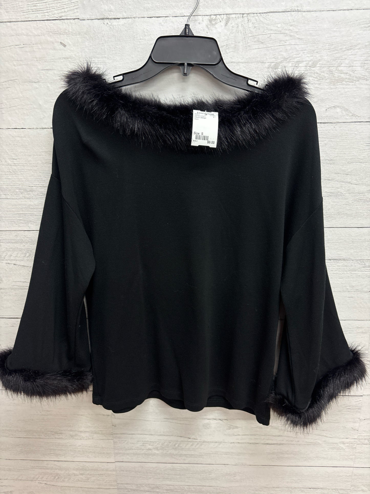 Size S Chico's Design Black Womens Shirt