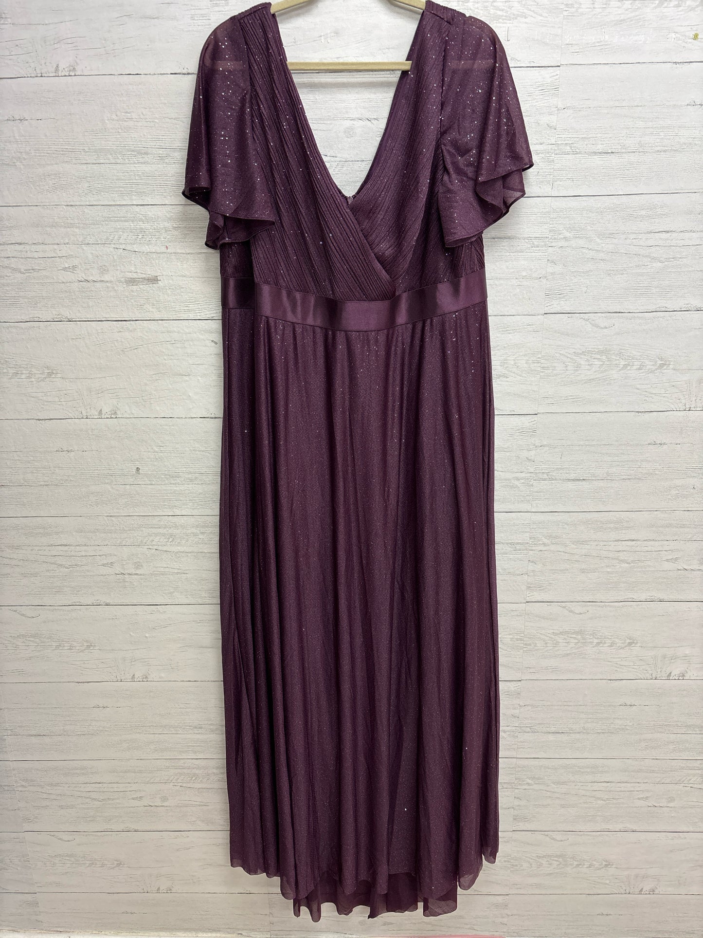Size 2X Ever Pretty Purple Gown