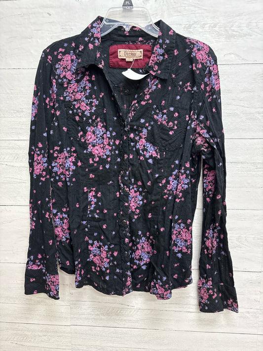 Size XXL Decree Black/Pink Womens Shirt