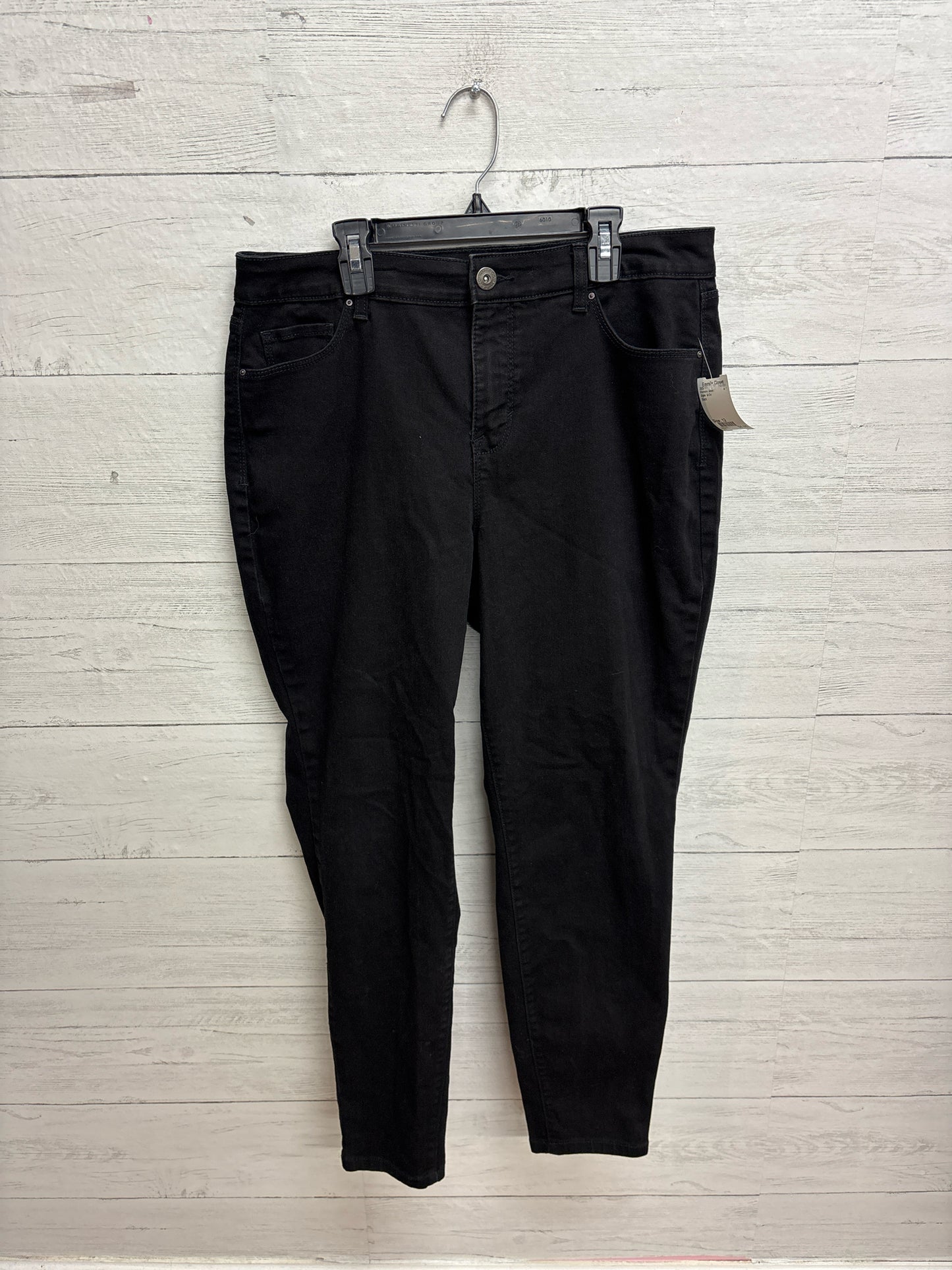 Size 12 Style & Co Black Womens Jeans