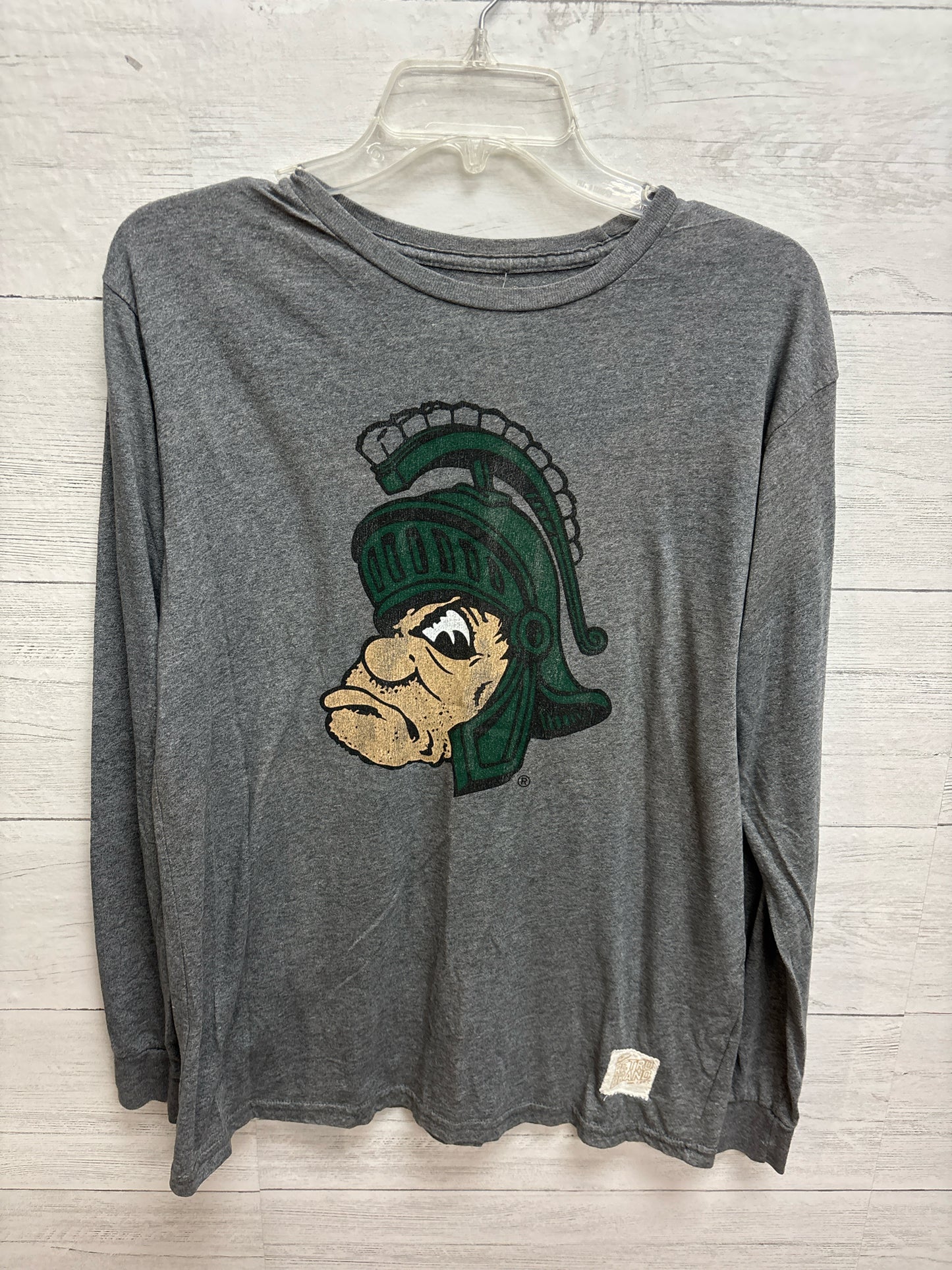 Size M RETRO Grey Mens Shirt