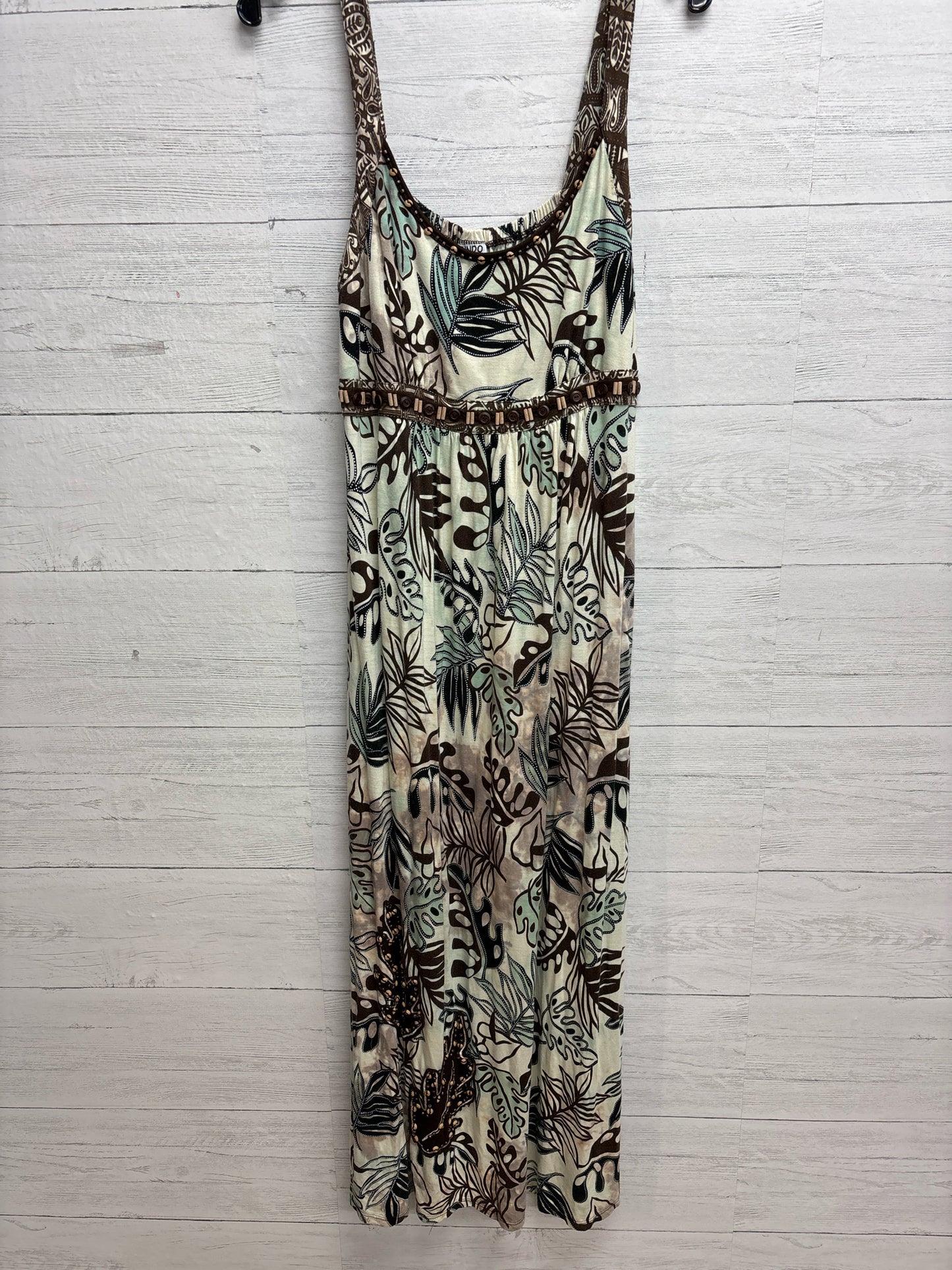 Size L Usindo Brown/Green Dress