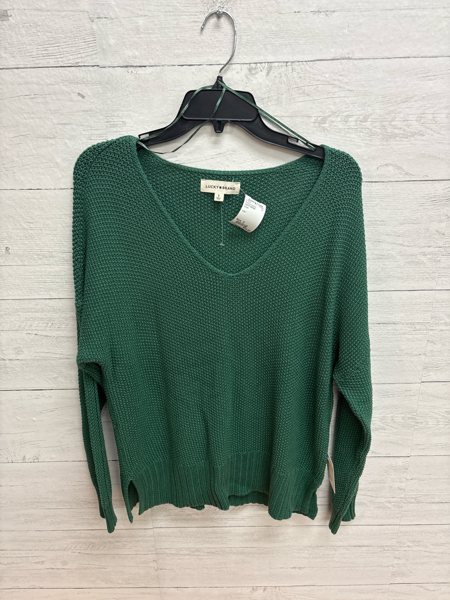 Size S LUCKY BRAND Green Womens Sweater