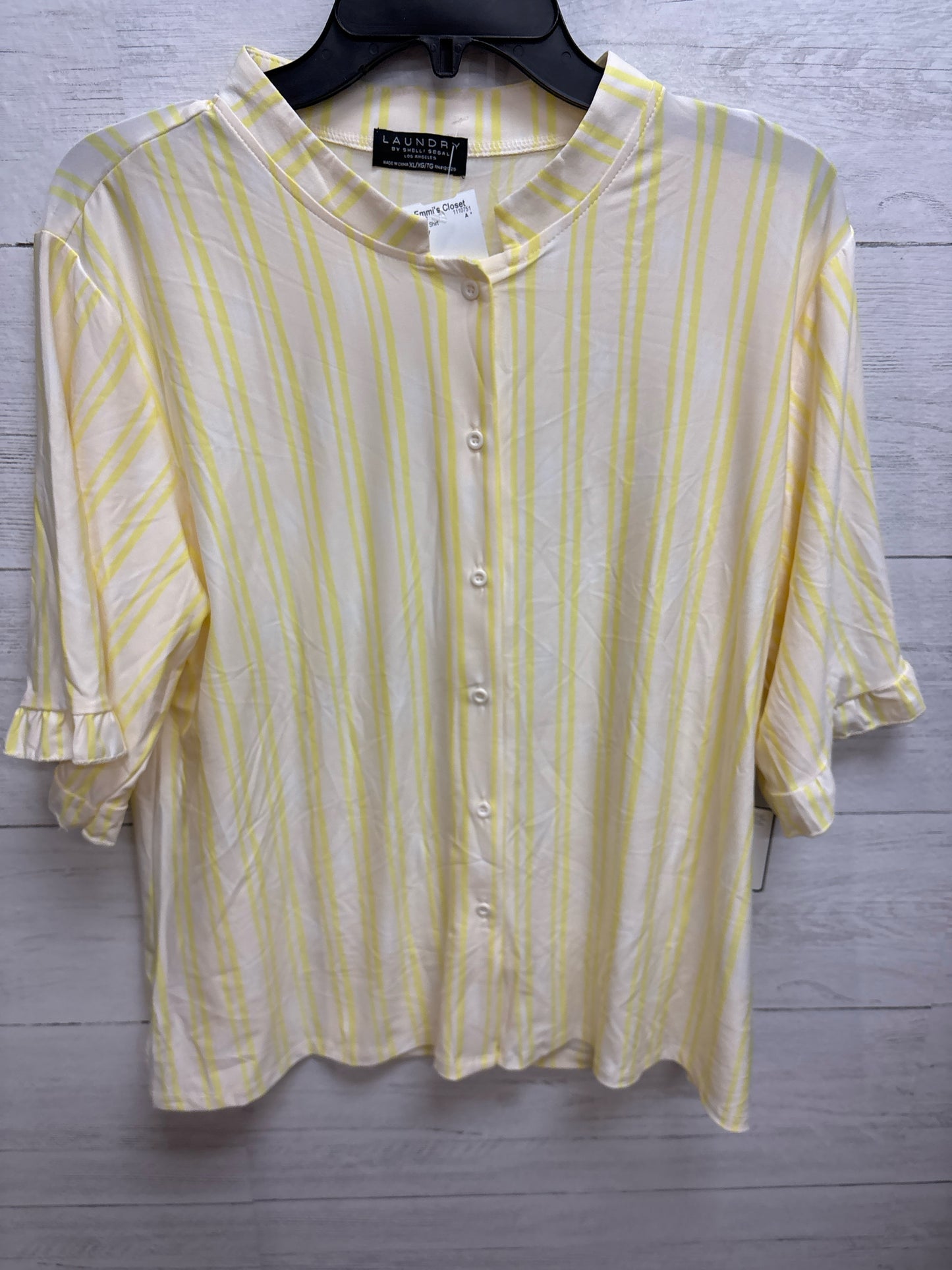 Size XL Laundry Yellow Womens Shirt