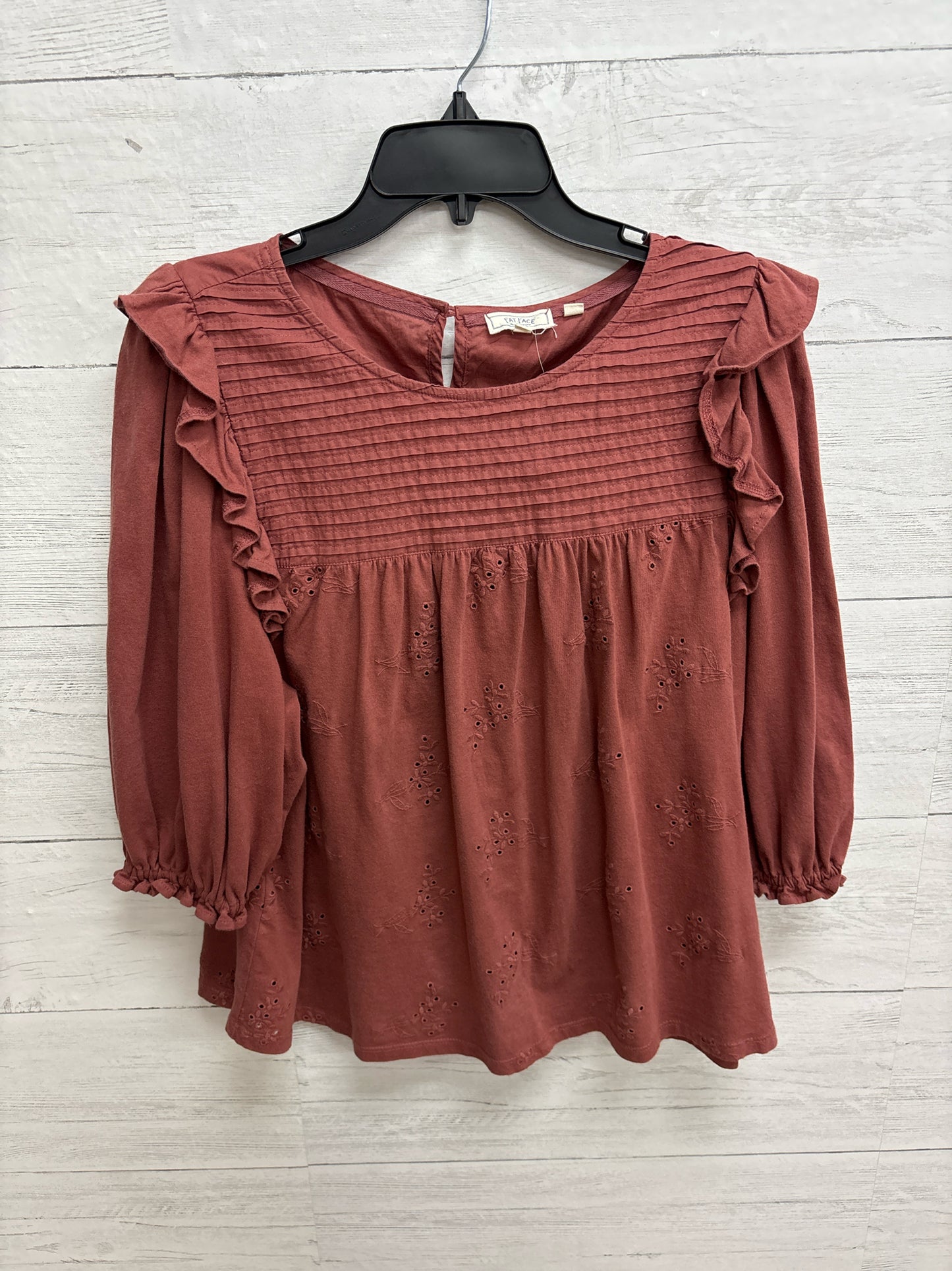 Size 8 Fat Face Rust Womens Shirt