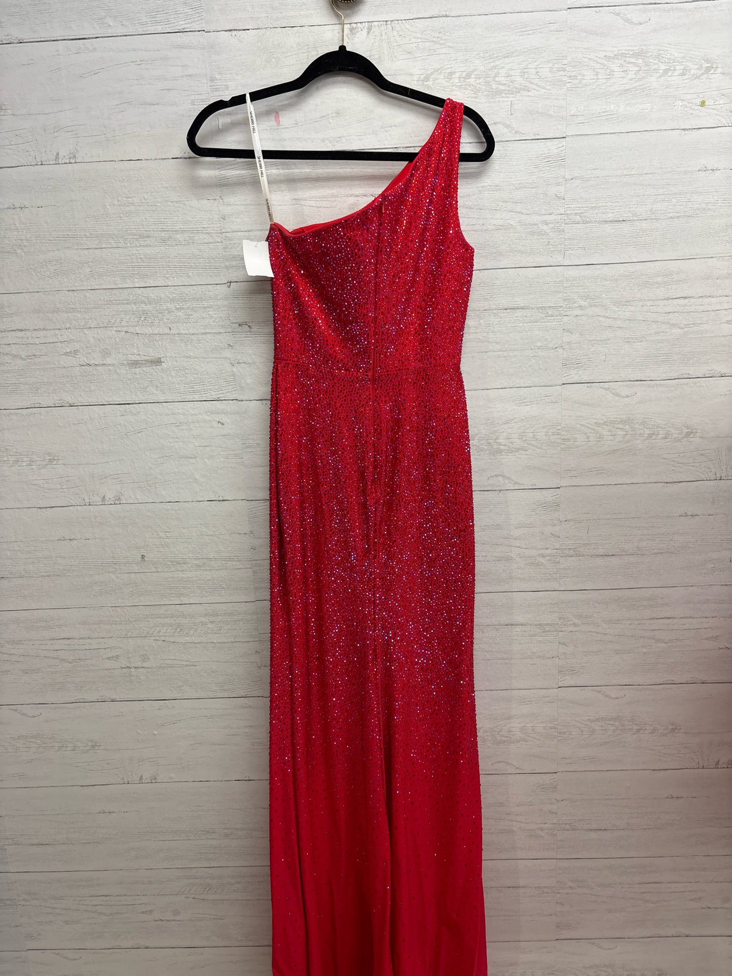 Size 0 Sherri Hill Red Gown