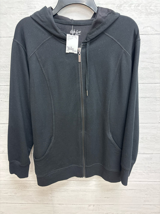 Size 3X Style  & Co Black Womens Sweater