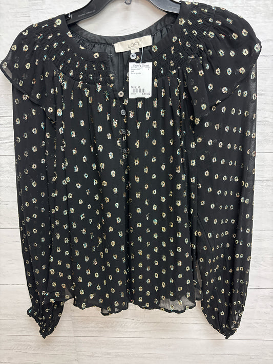 Size M Loft Black Womens Shirt