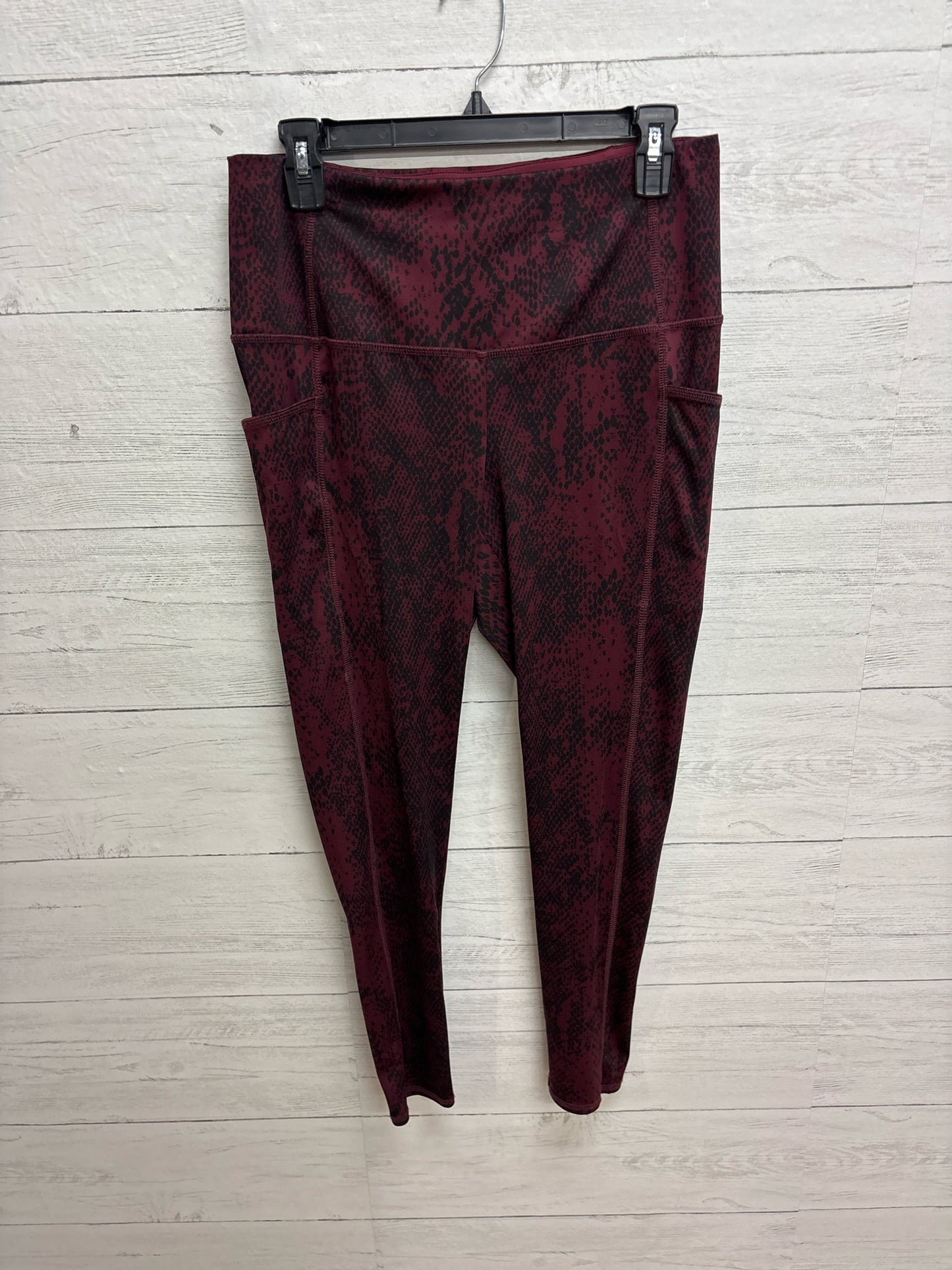 Size 1 Chico's Design maroon Womens Leggings