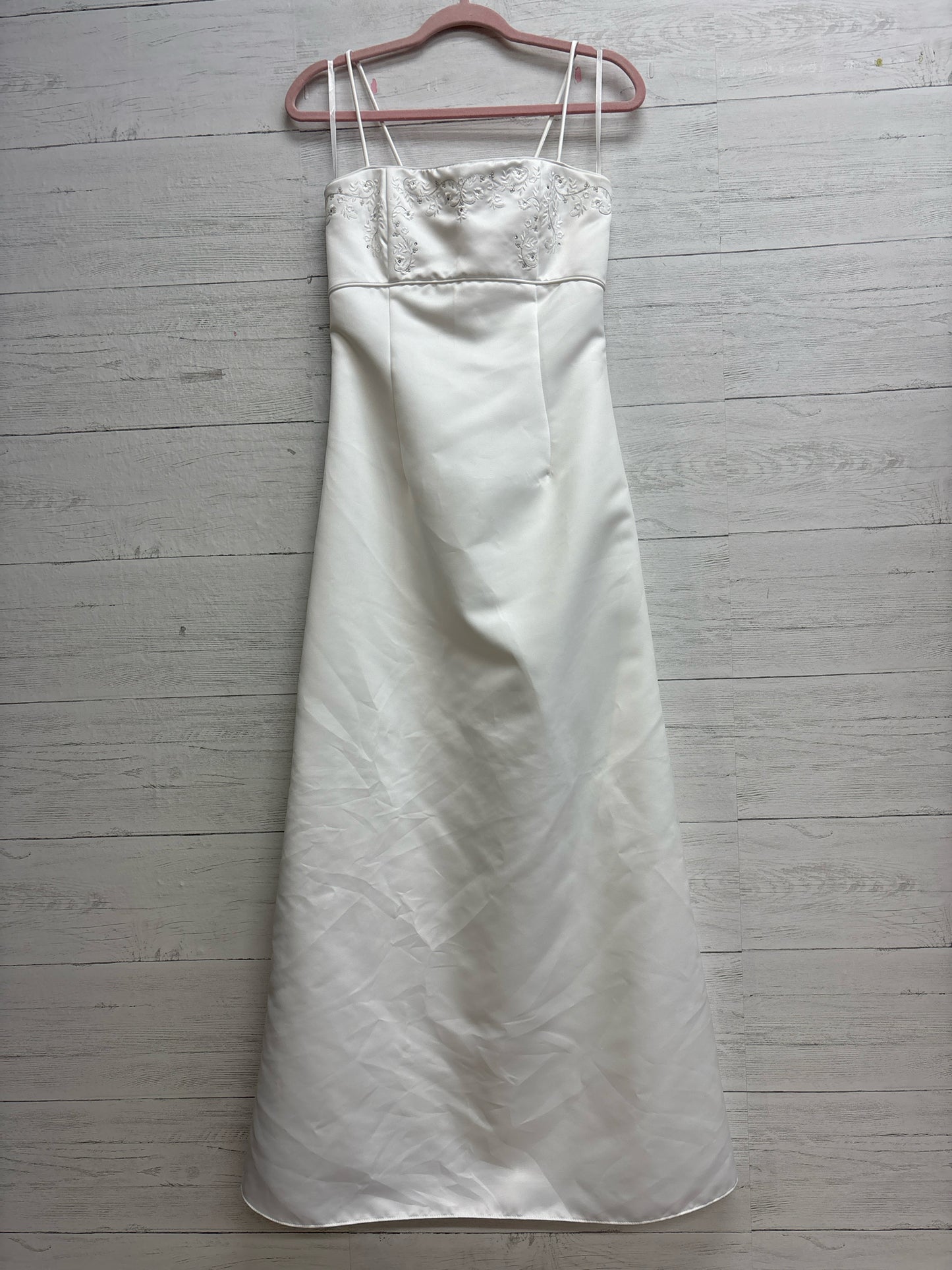 Size 4 Scott McClintock White Gown