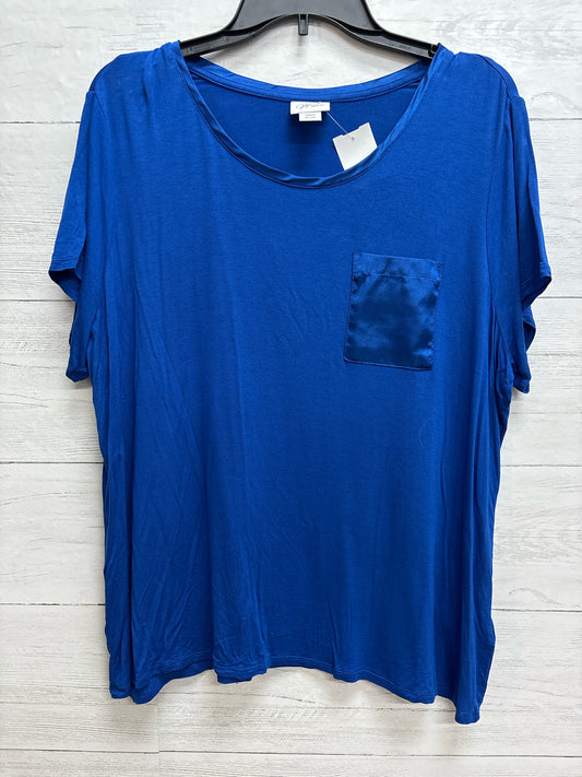 Size XXL Jaclyn Smith Blue Shirt