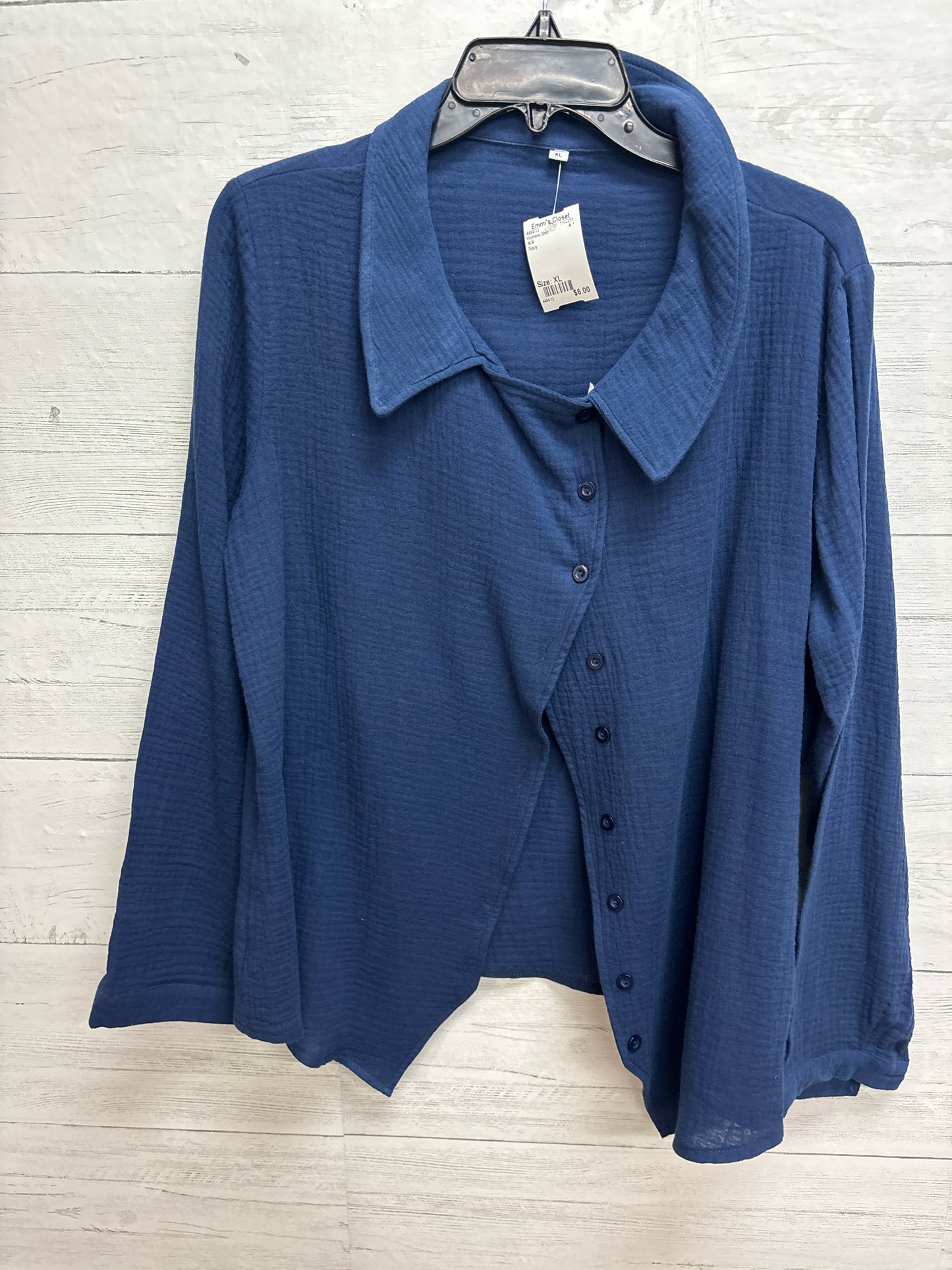 Size XL N/A Navy Womens Shirt