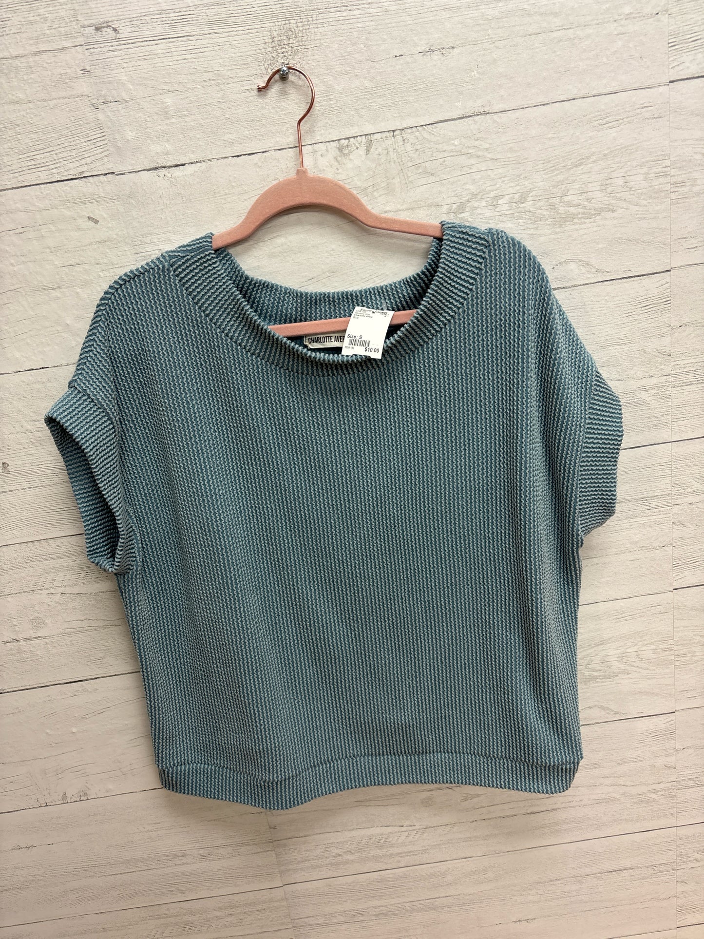 Size S Charlotte Avery Blue Womens Shirt