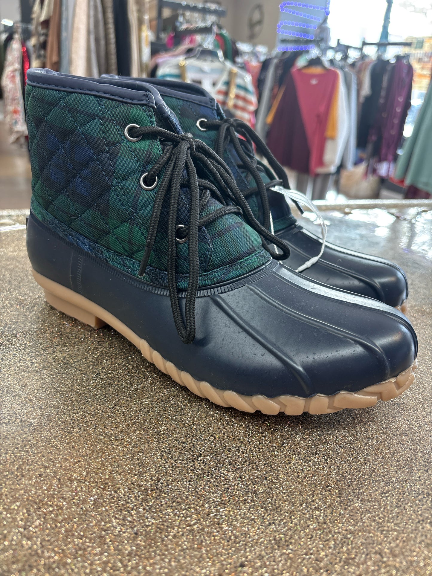 9 St johns bay Blue/Green Woomens Shoe