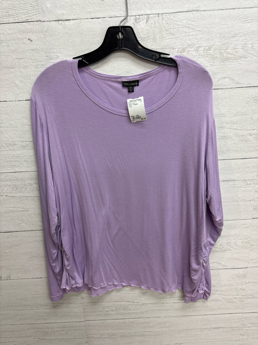 Size XXL COCO + CARMEN Purple Womens Shirt