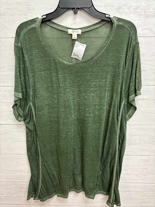 Size 3X Style  & Co Green Womens Shirt