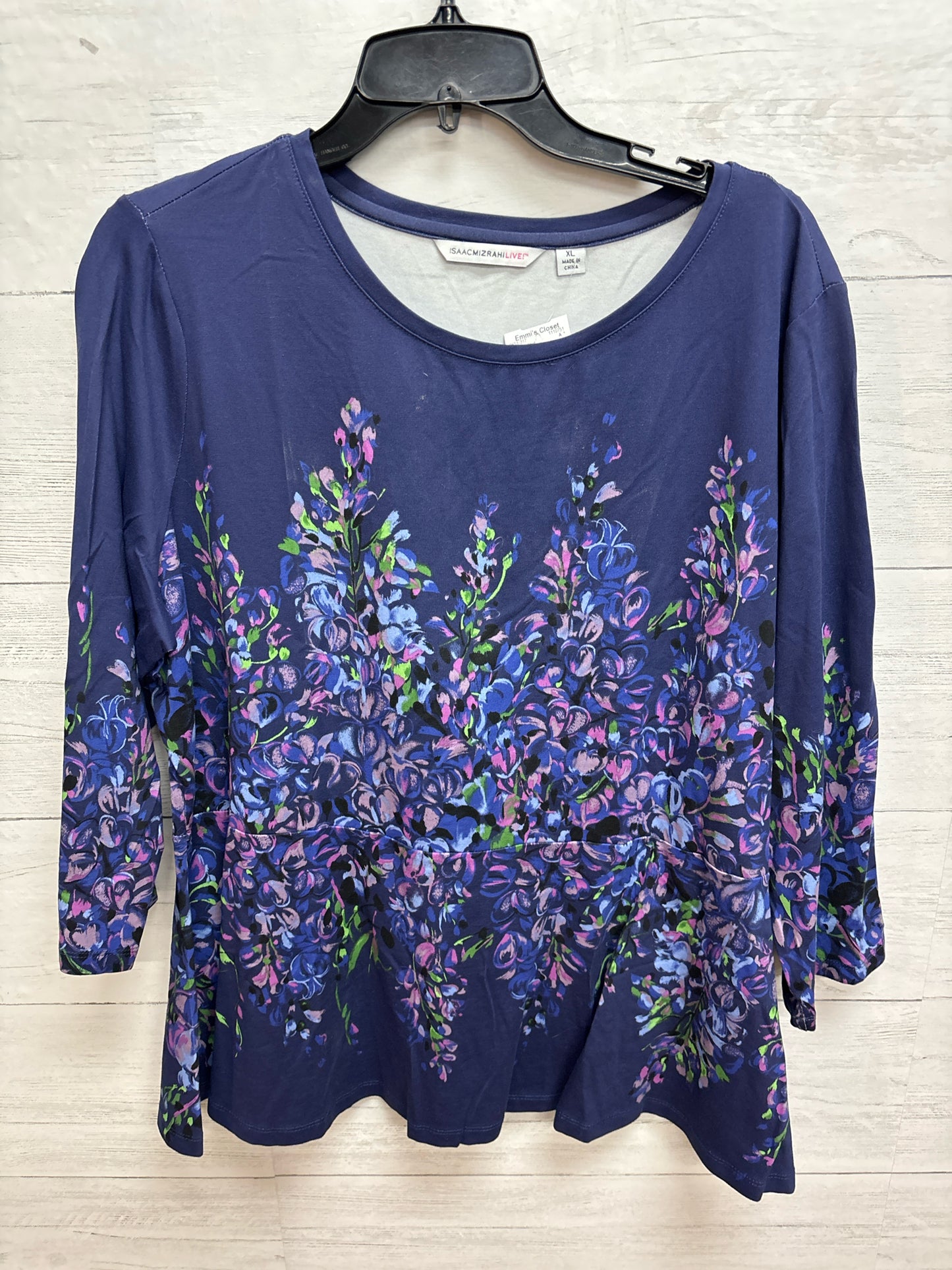 Size XL Isaac Mizrahi Purple Womens Shirt