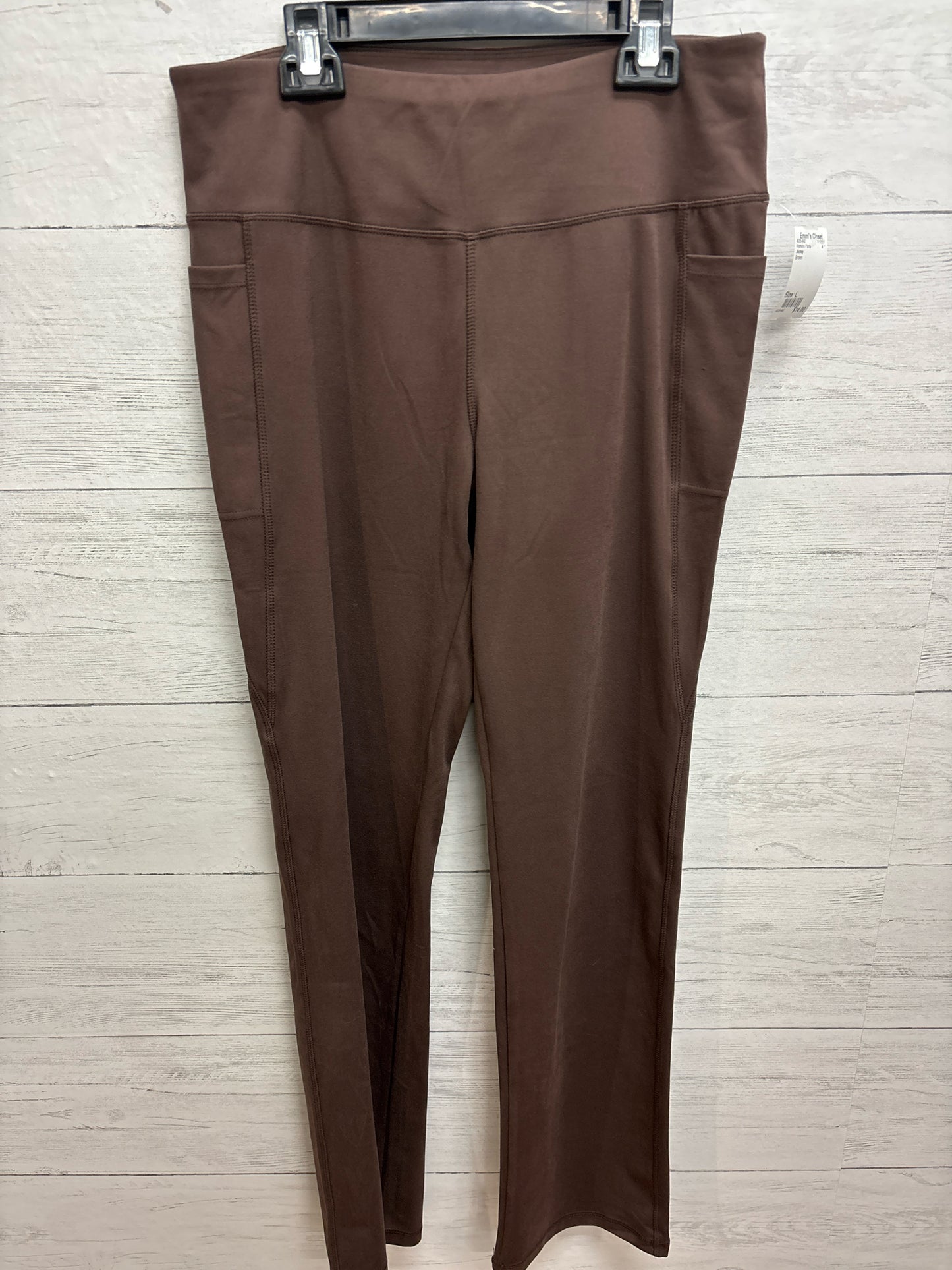 Size L Jockey Brown Womens Pants