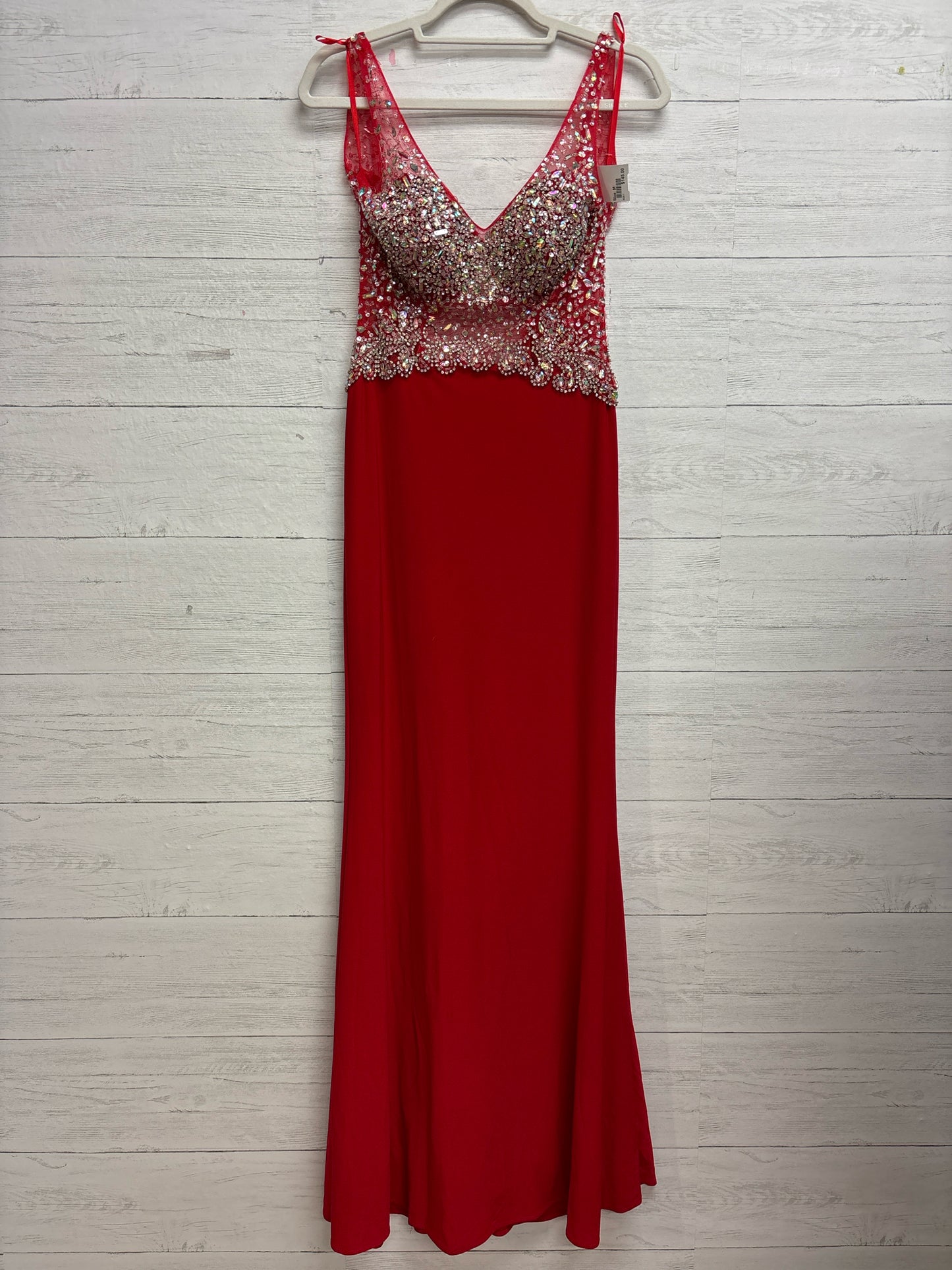 Size M dancing queen Red Gown