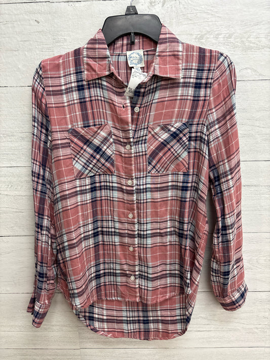 Size xxs Blue Rain Pink Womens Shirt