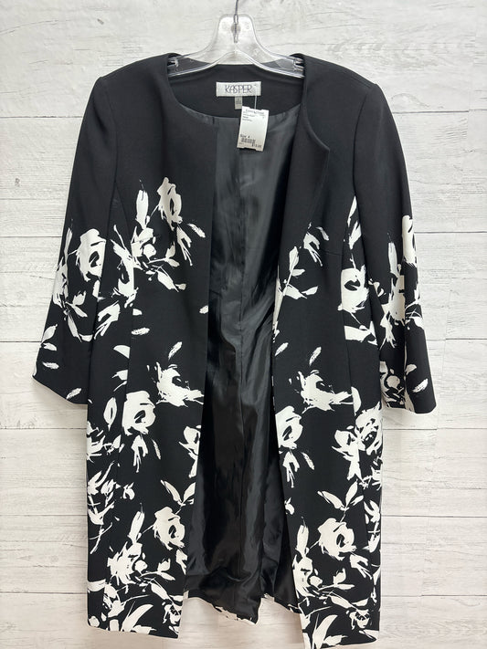 Size 4 Kasper Black/White Womens Blazer