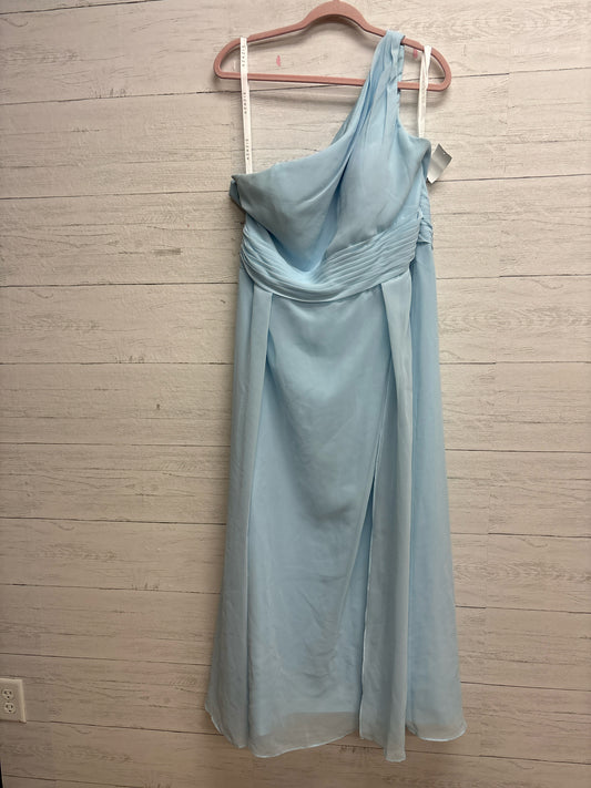 Size 12 AZAZIE Blue Gown