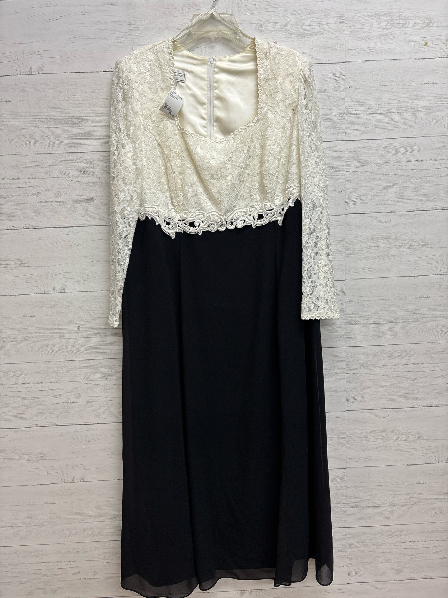 Size 20 Jessica McClintock Black/White Gown