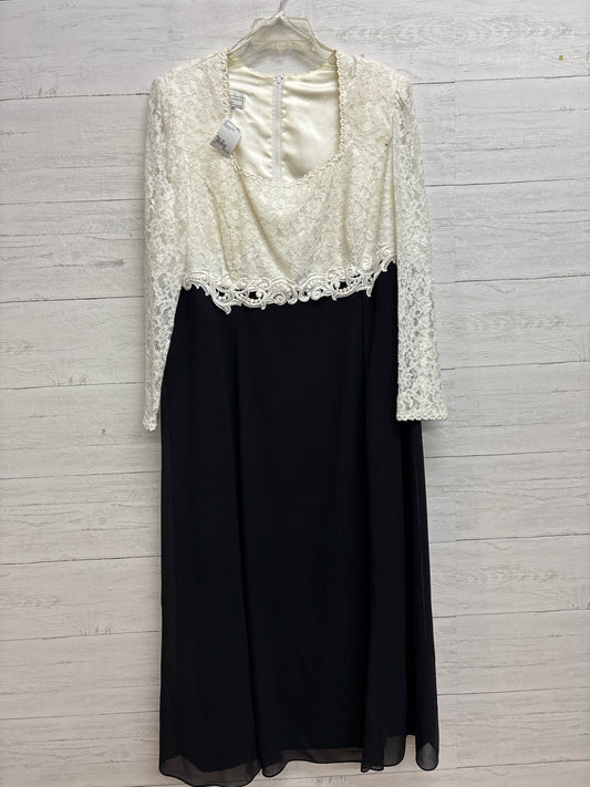 Size 20 Jessica McClintock Black/White Gown