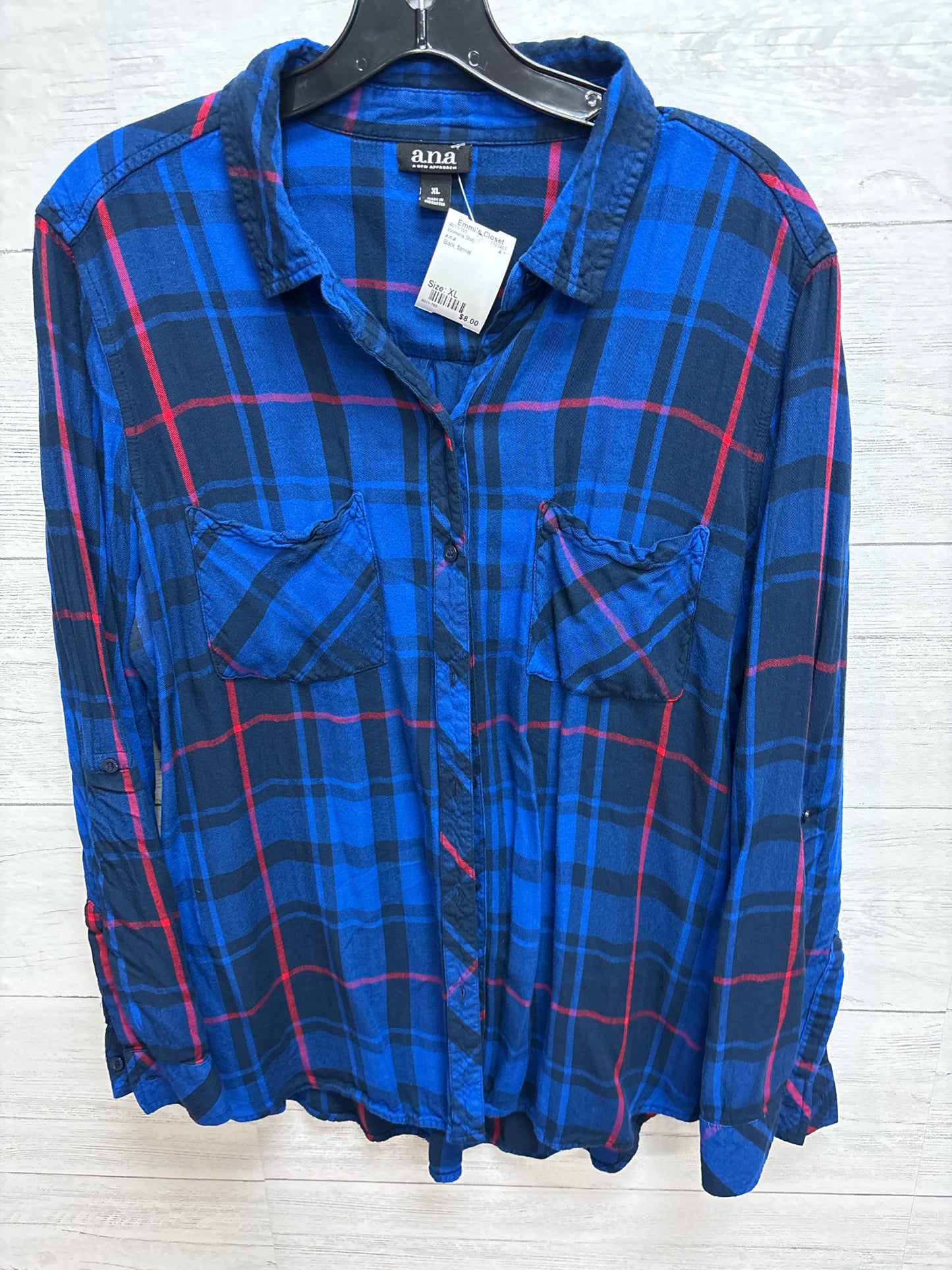 Size XL a.n.a Black Womens Shirt