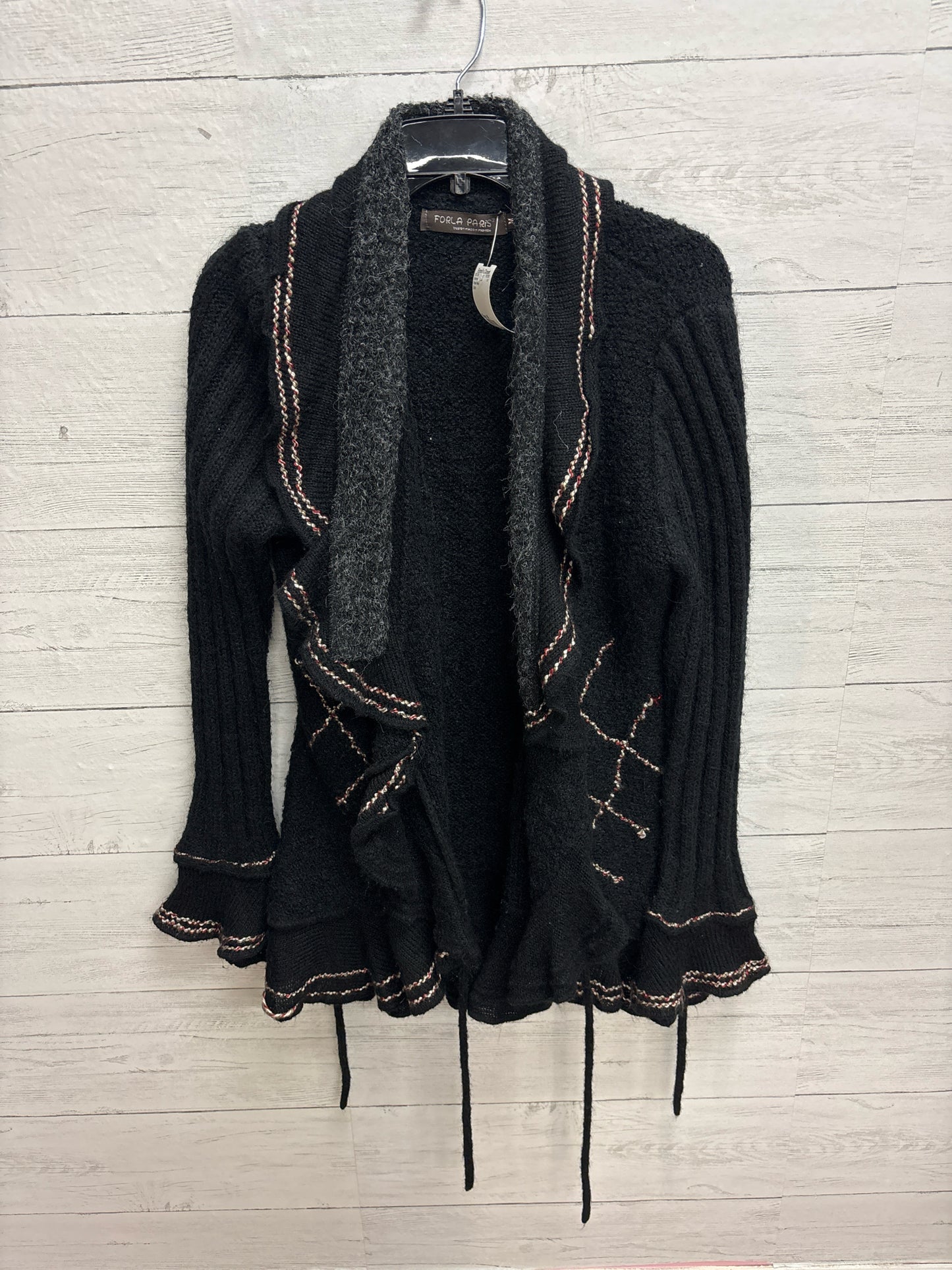 Size M Forla Paris Black Womens Sweater